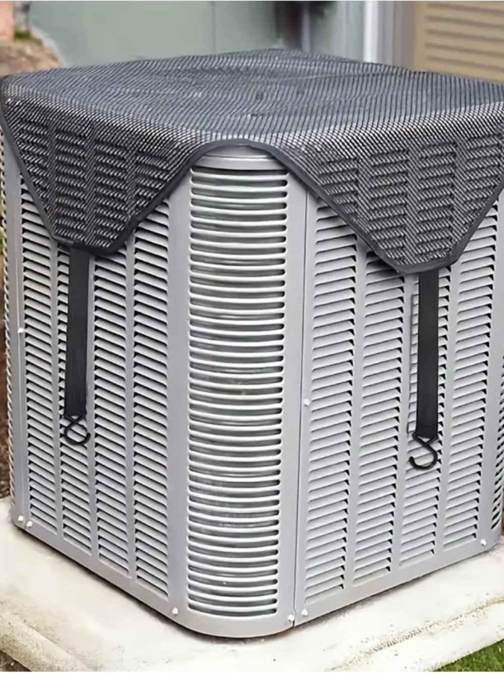 All-Weather Gray AC Unit Cover Protector - Picture 4 of 7